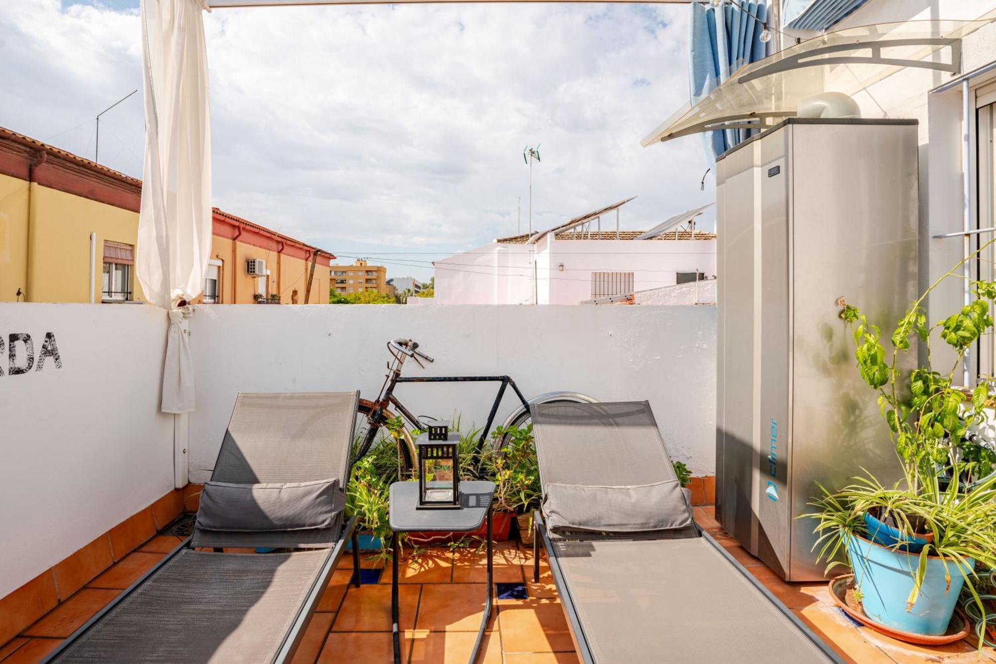Ático la Azotea con terraza PRIVADA Apartamento Sevilha Exterior foto