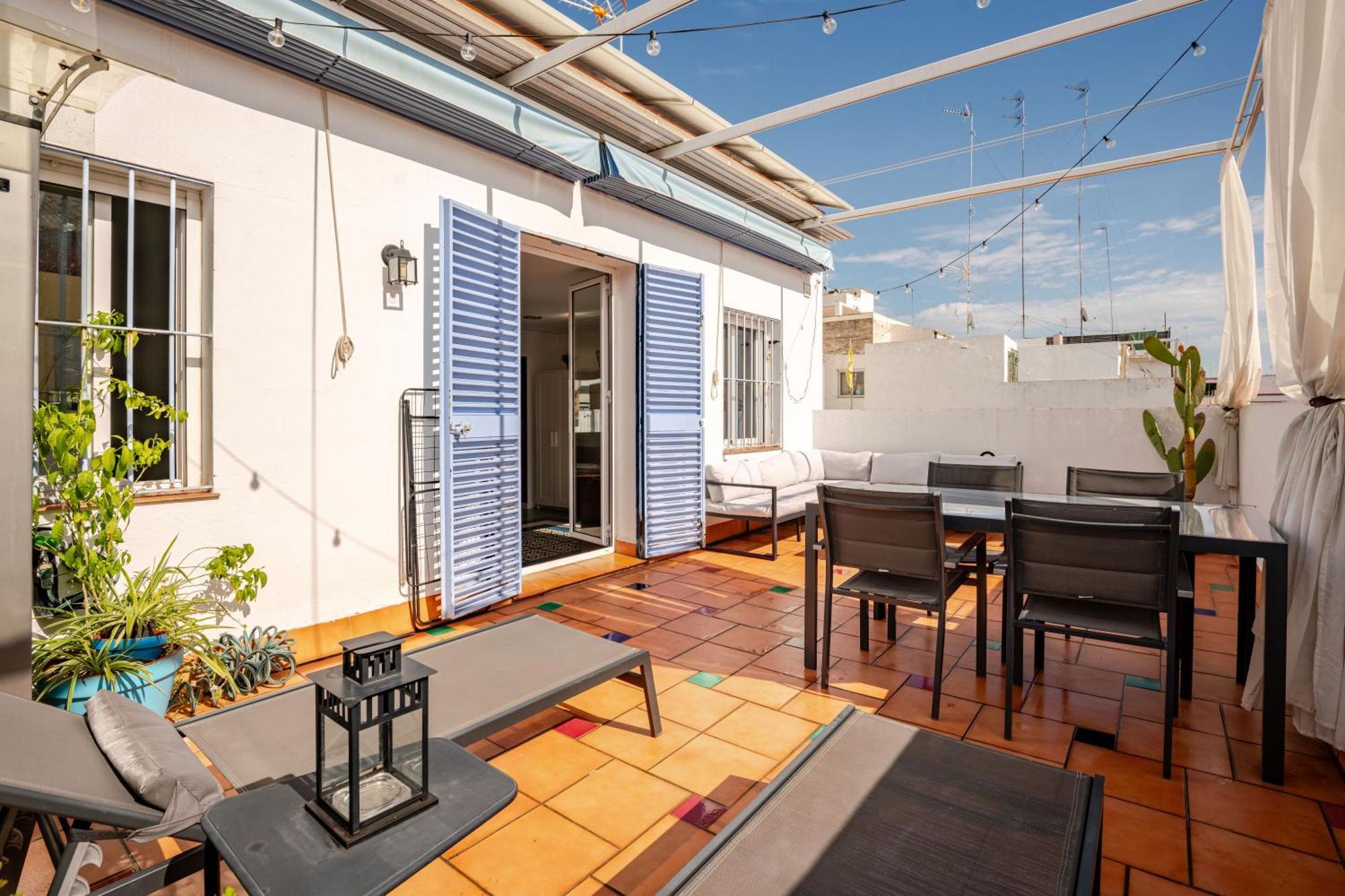 Ático la Azotea con terraza PRIVADA Apartamento Sevilha Exterior foto
