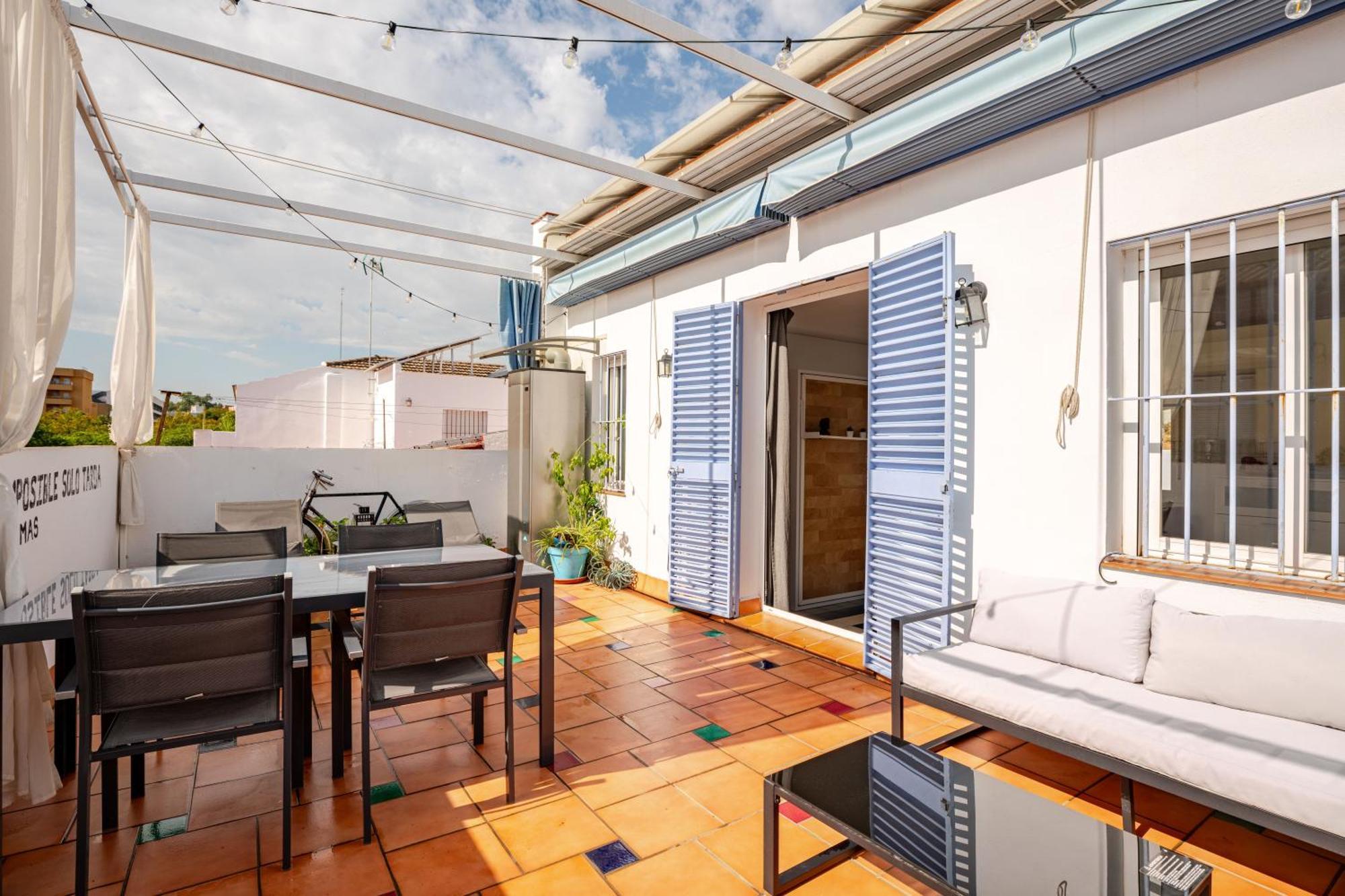 Ático la Azotea con terraza PRIVADA Apartamento Sevilha Exterior foto