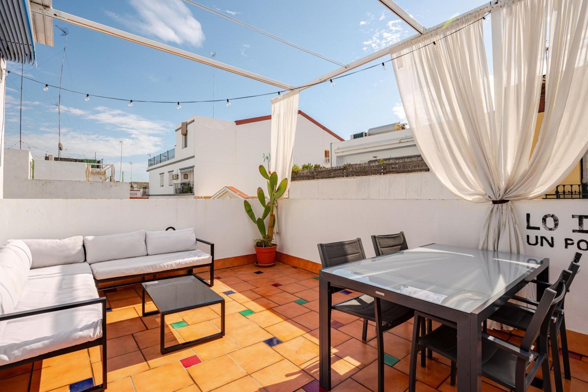 Ático la Azotea con terraza PRIVADA Apartamento Sevilha Exterior foto